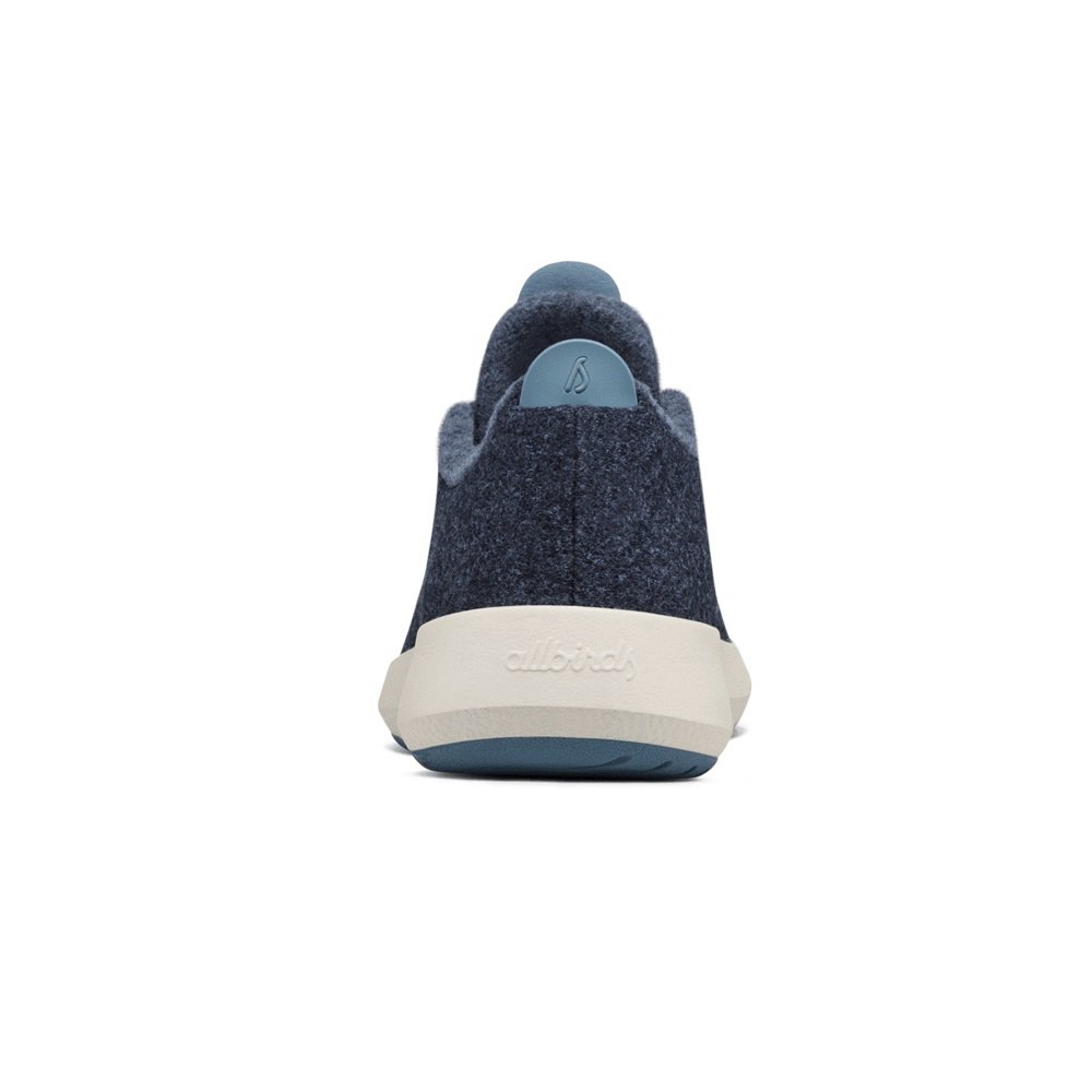 Allbirds Women\'s Sneakers Navy - Wool Runner Mizzles - 85320TOXZ